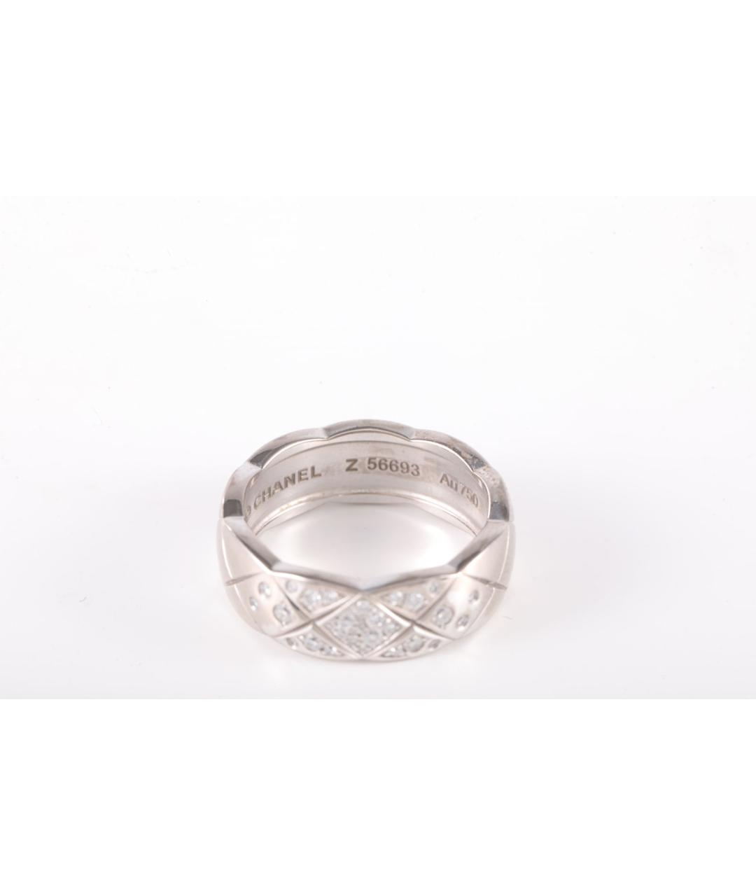 CHANEL Серебряное кольцо из белого золота, фото 6