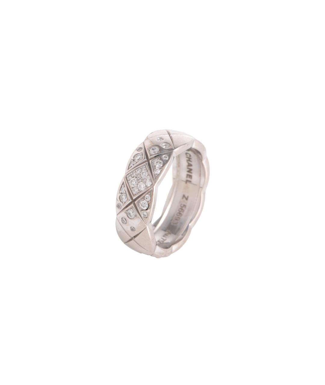 CHANEL Серебряное кольцо из белого золота, фото 1