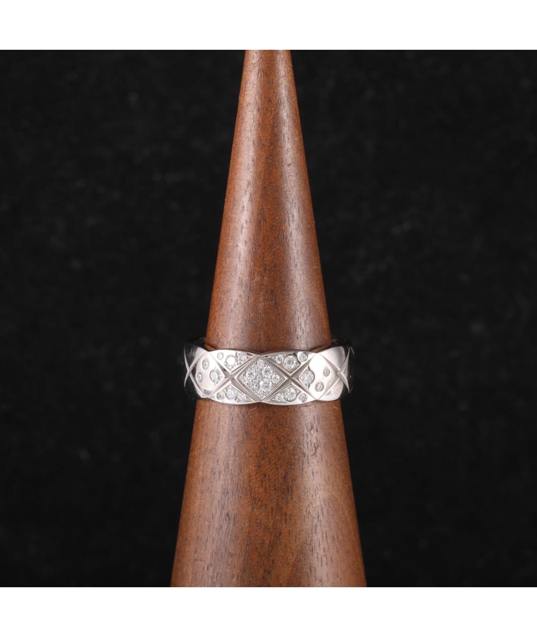 CHANEL Серебряное кольцо из белого золота, фото 7