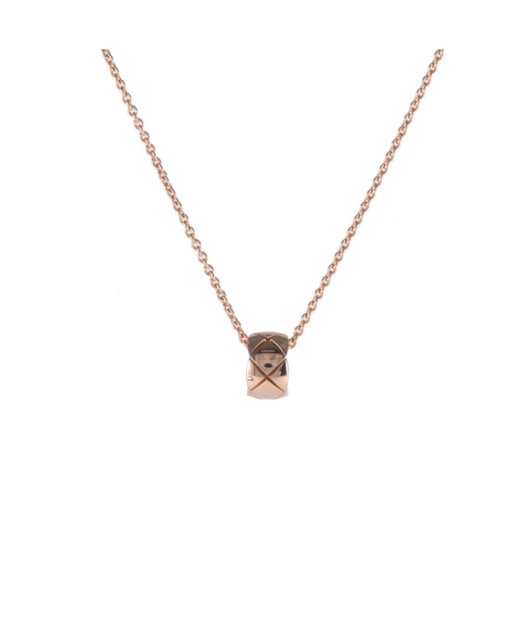 CHANEL Золотая подвеска из розового золота, фото 1