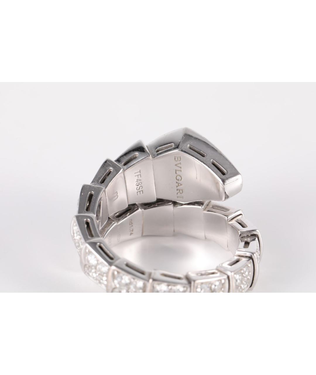 BVLGARI Серебряное кольцо из белого золота, фото 6