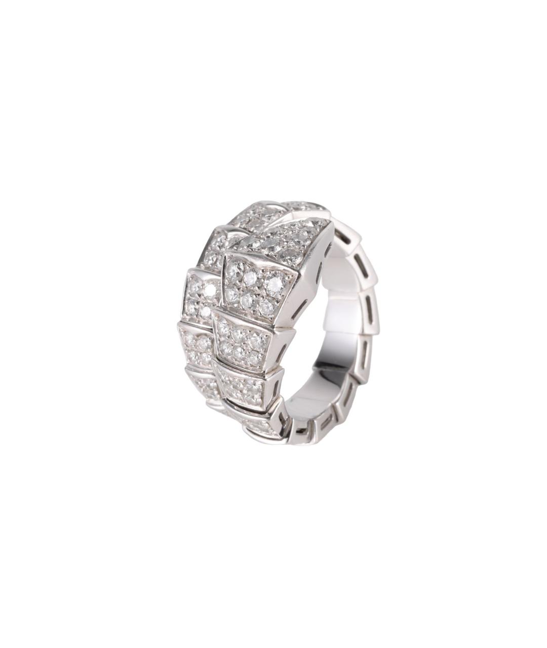 BVLGARI Серебряное кольцо из белого золота, фото 1