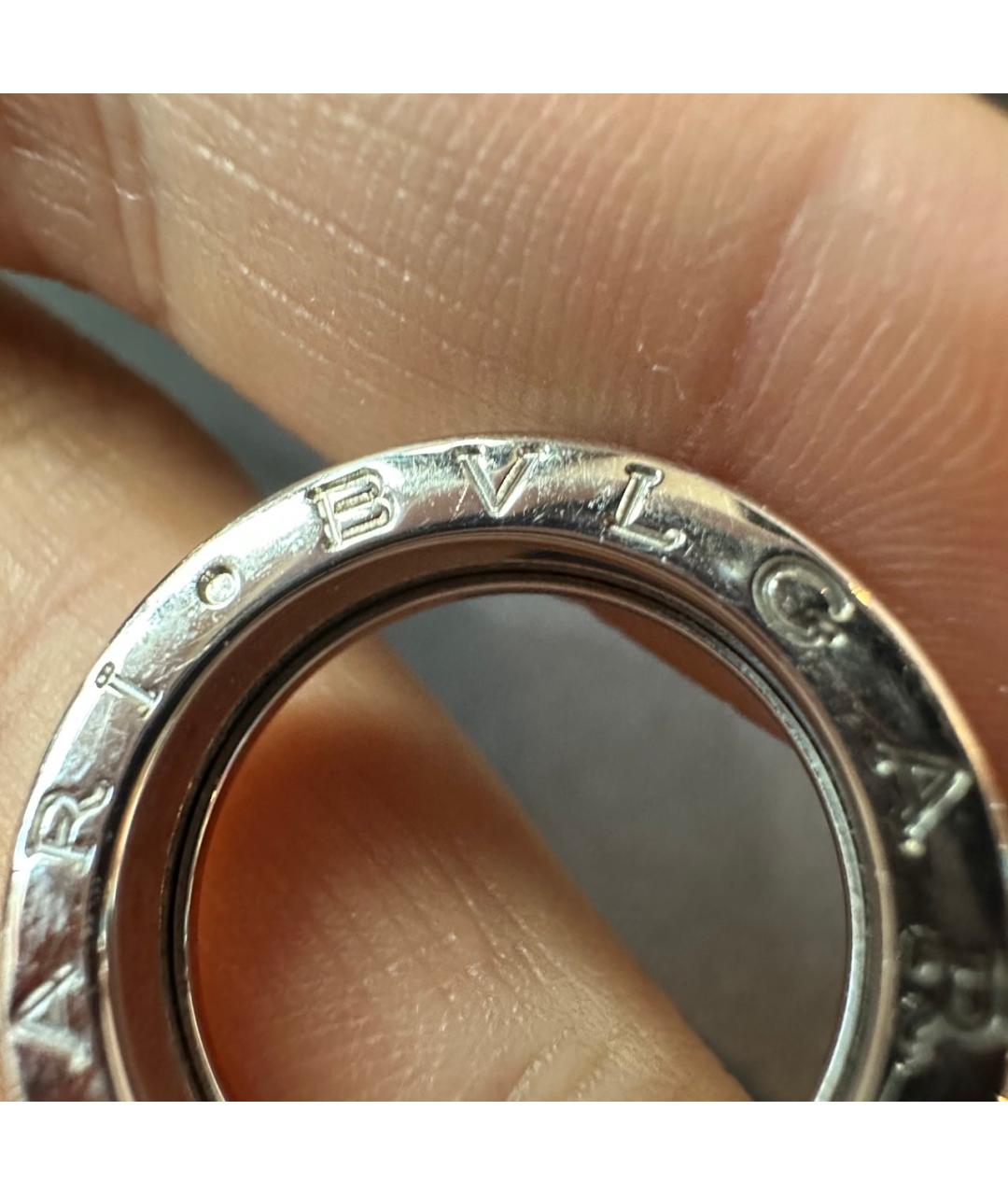 BVLGARI Серебряное кольцо из белого золота, фото 9
