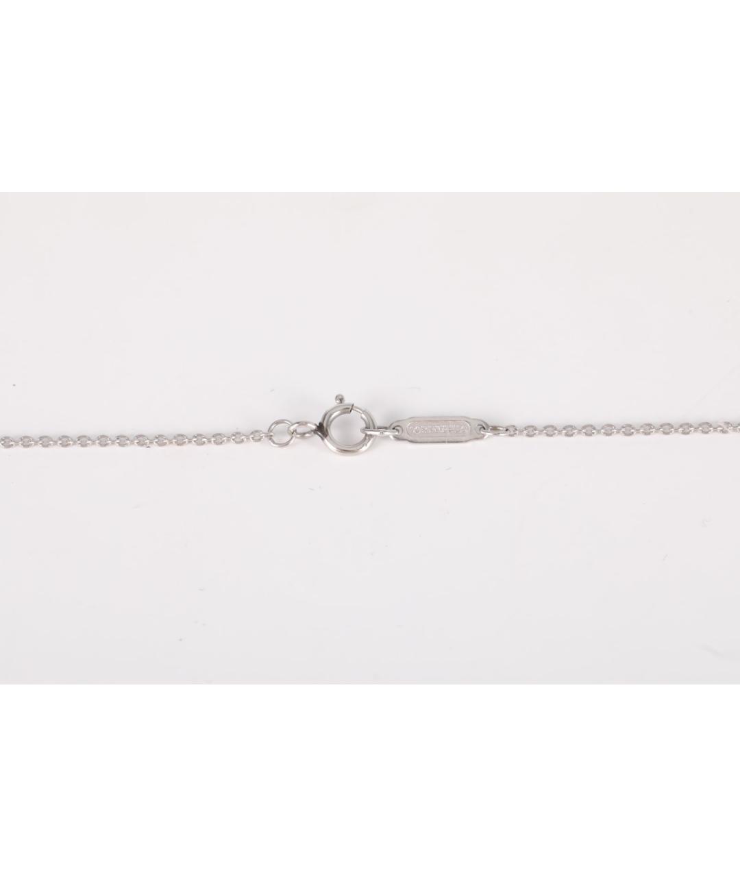 TIFFANY&CO Серебряное платиновое колье, фото 5