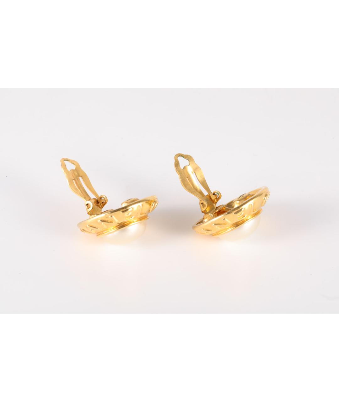 CHANEL Золотые серьги, фото 5
