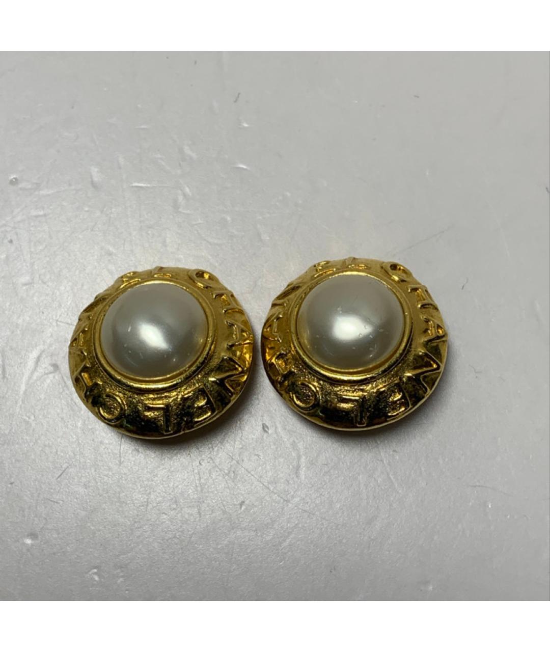 CHANEL Золотые серьги, фото 8