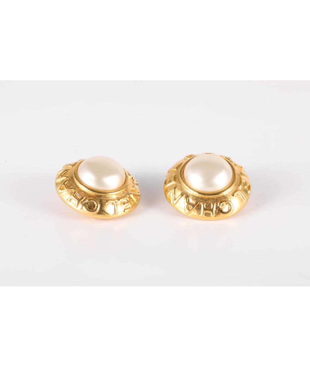 CHANEL Золотые серьги, фото 3