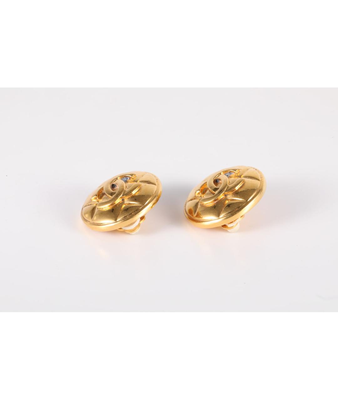 CHANEL Золотые серьги, фото 4