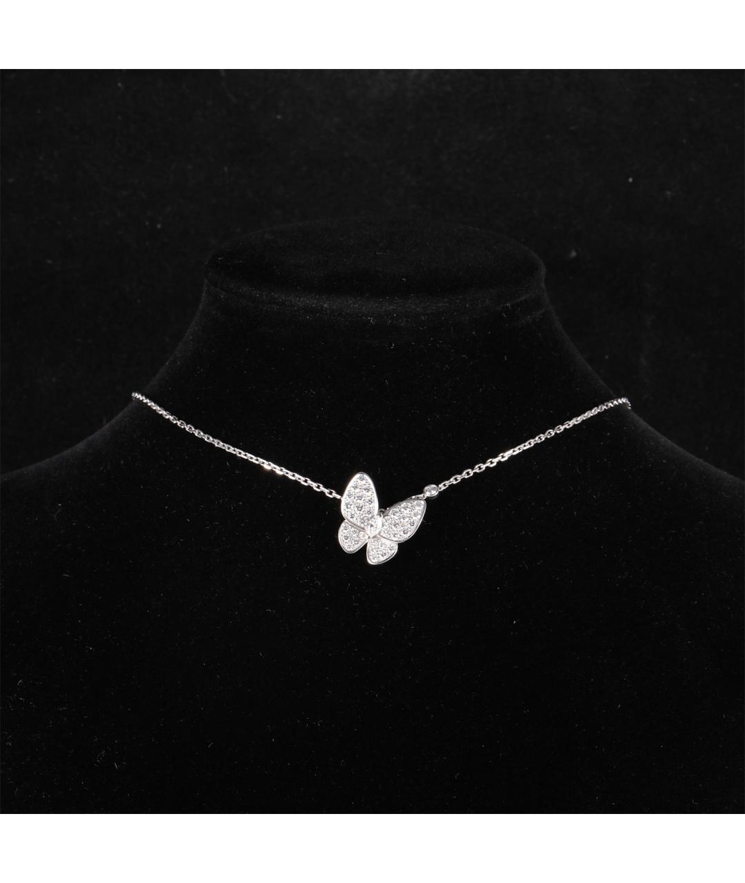 VAN CLEEF & ARPELS Серебряное колье из белого золота, фото 7