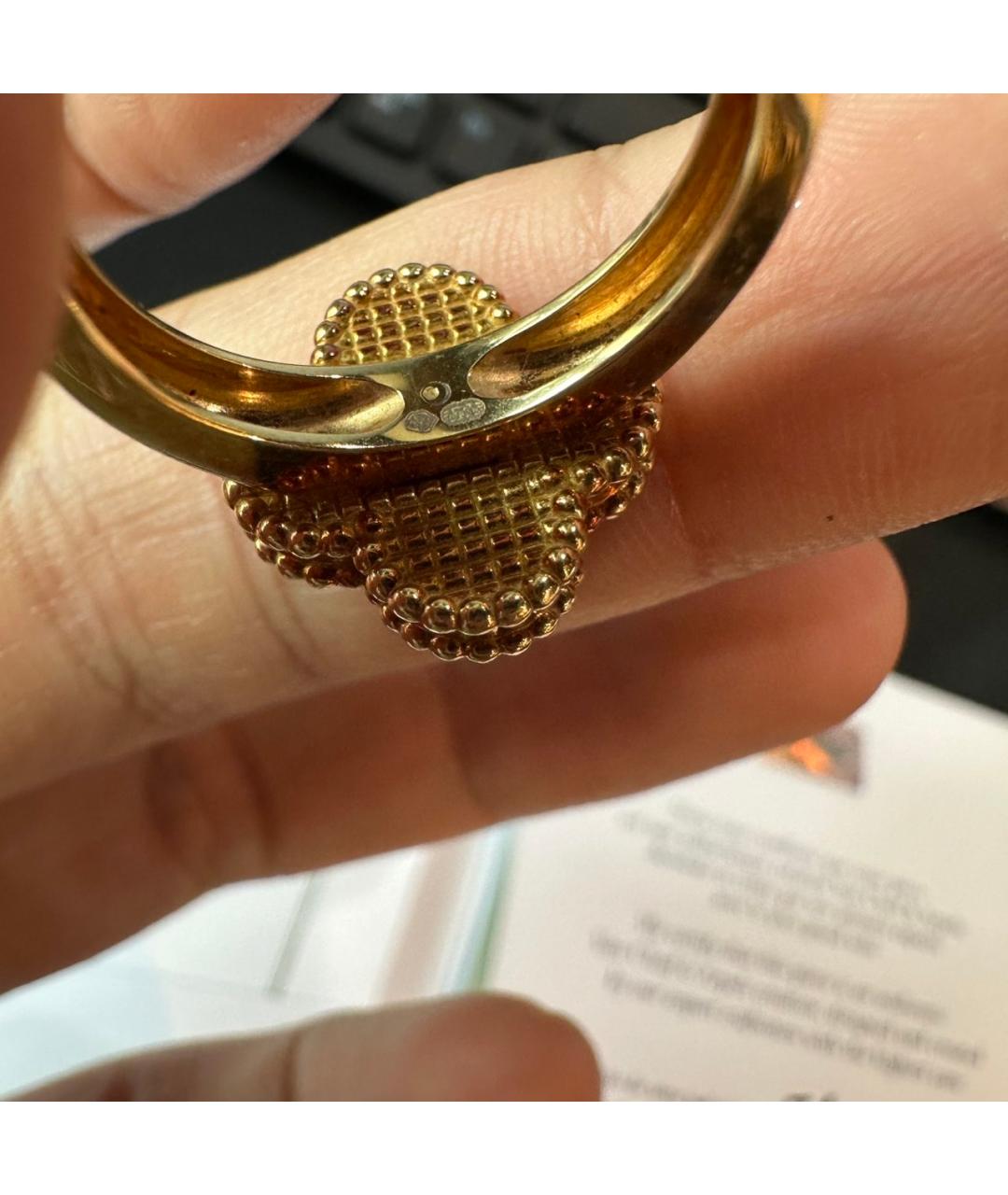 VAN CLEEF & ARPELS Золотое кольцо из желтого золота, фото 9