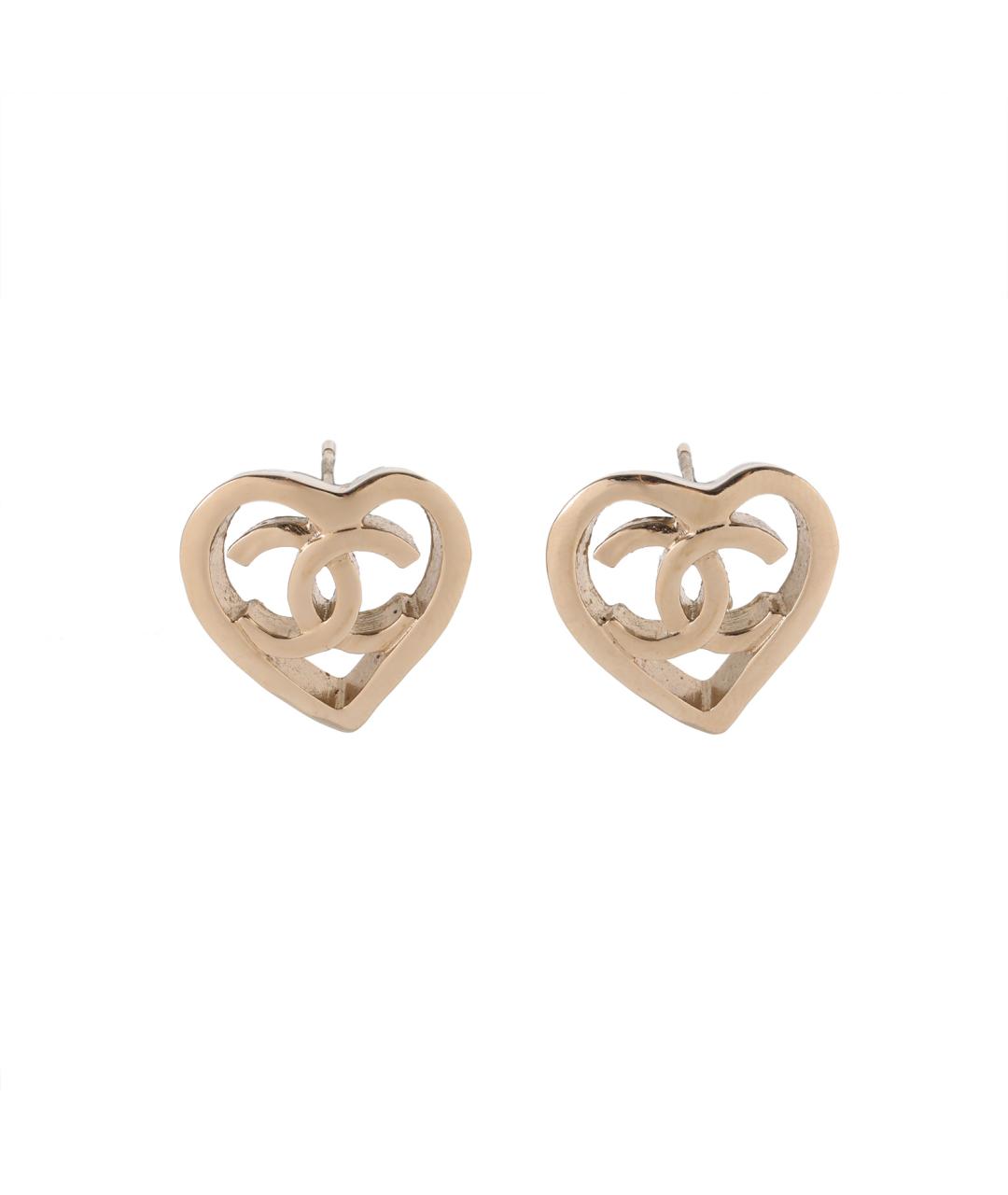 CHANEL Золотые серьги, фото 1