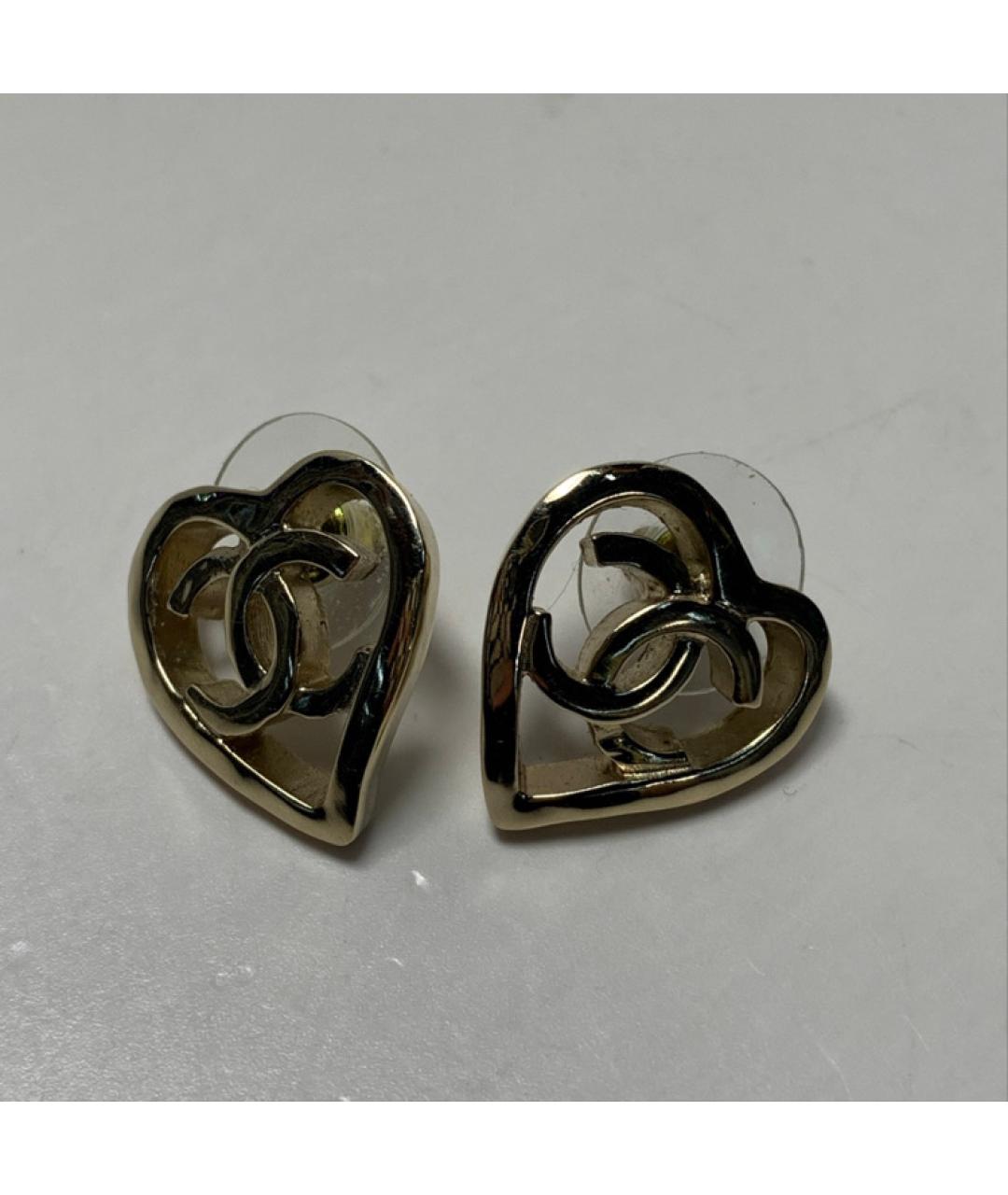 CHANEL Золотые серьги, фото 8