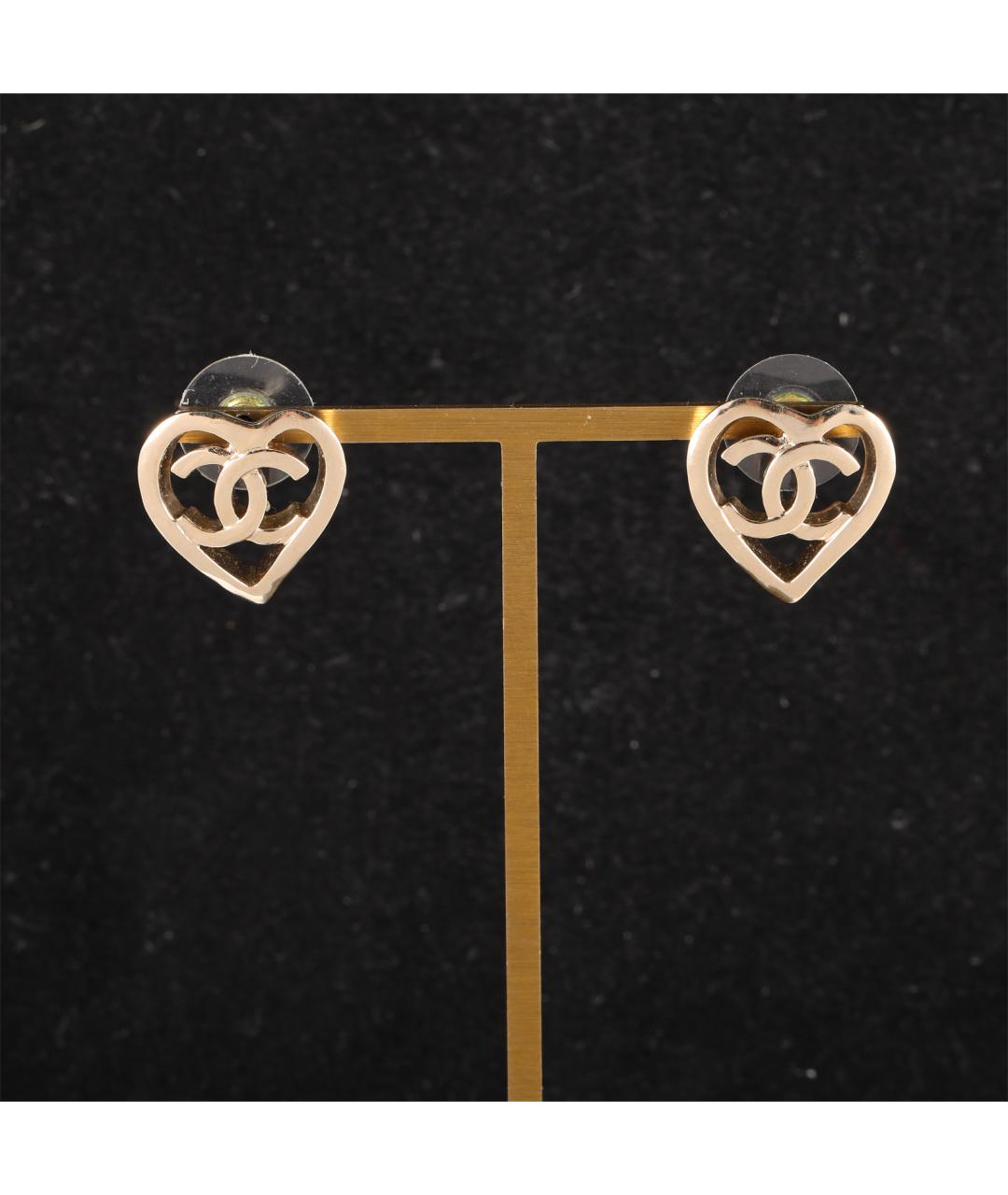 CHANEL Золотые серьги, фото 7