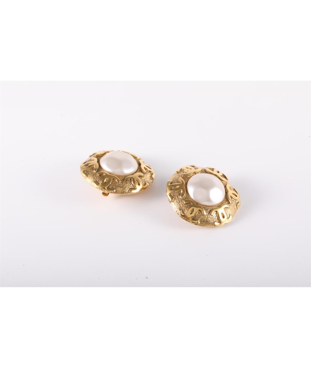 CHANEL Золотые серьги, фото 2