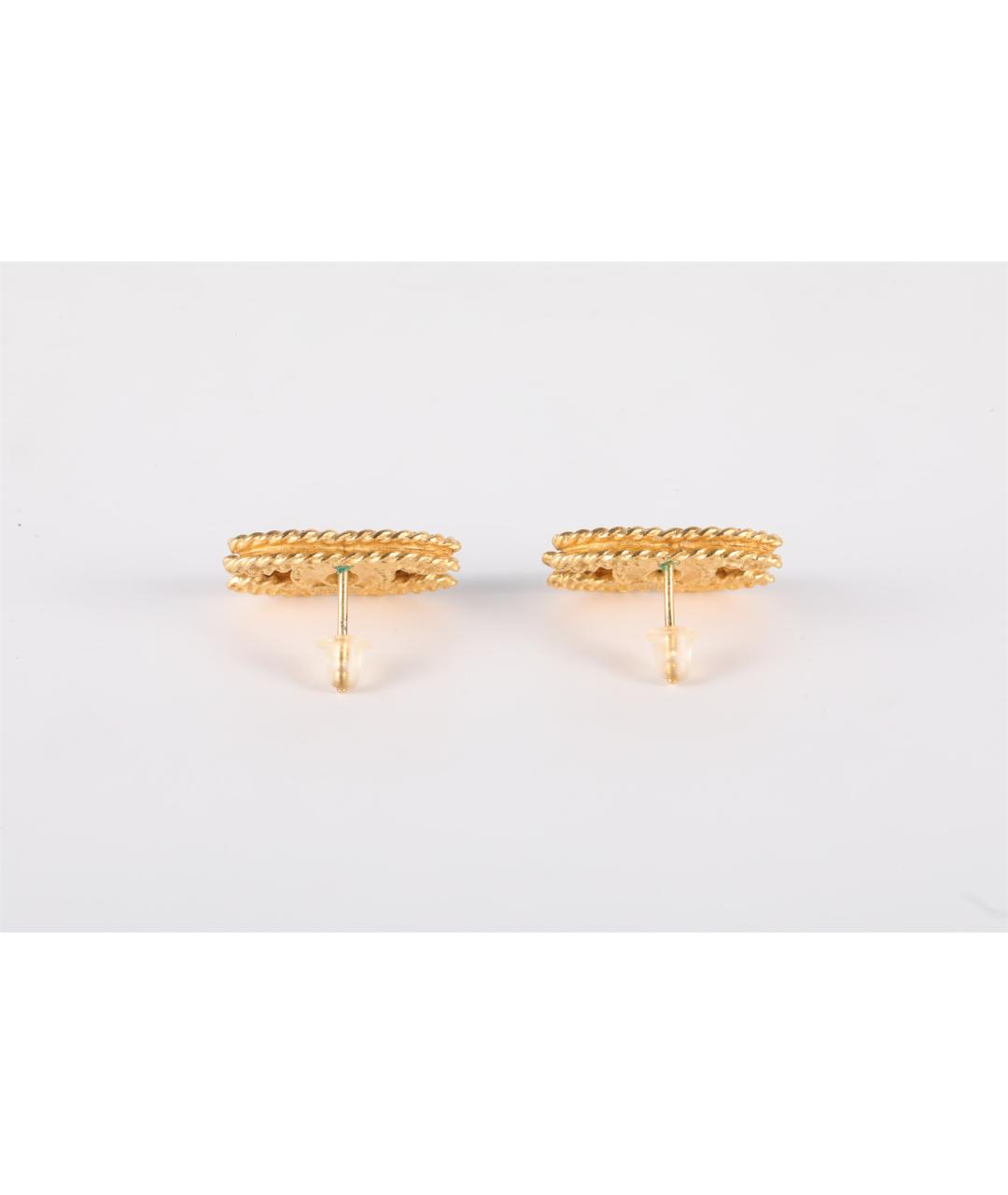 CHANEL Золотые серьги, фото 3
