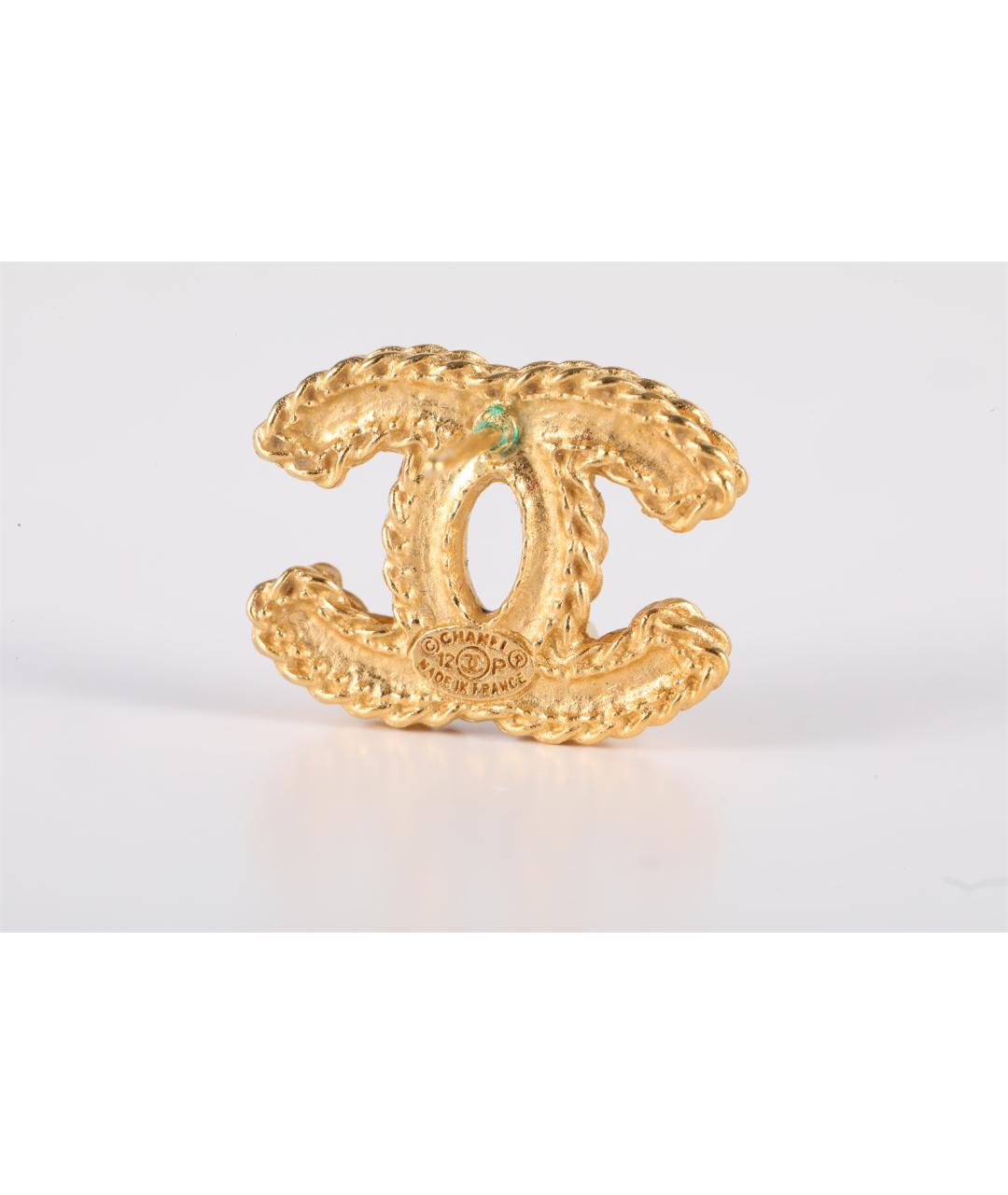 CHANEL Золотые серьги, фото 6