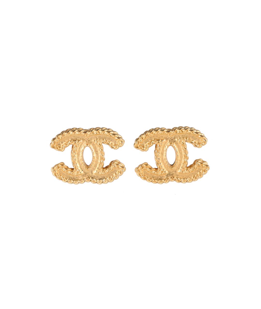 CHANEL Золотые серьги, фото 1