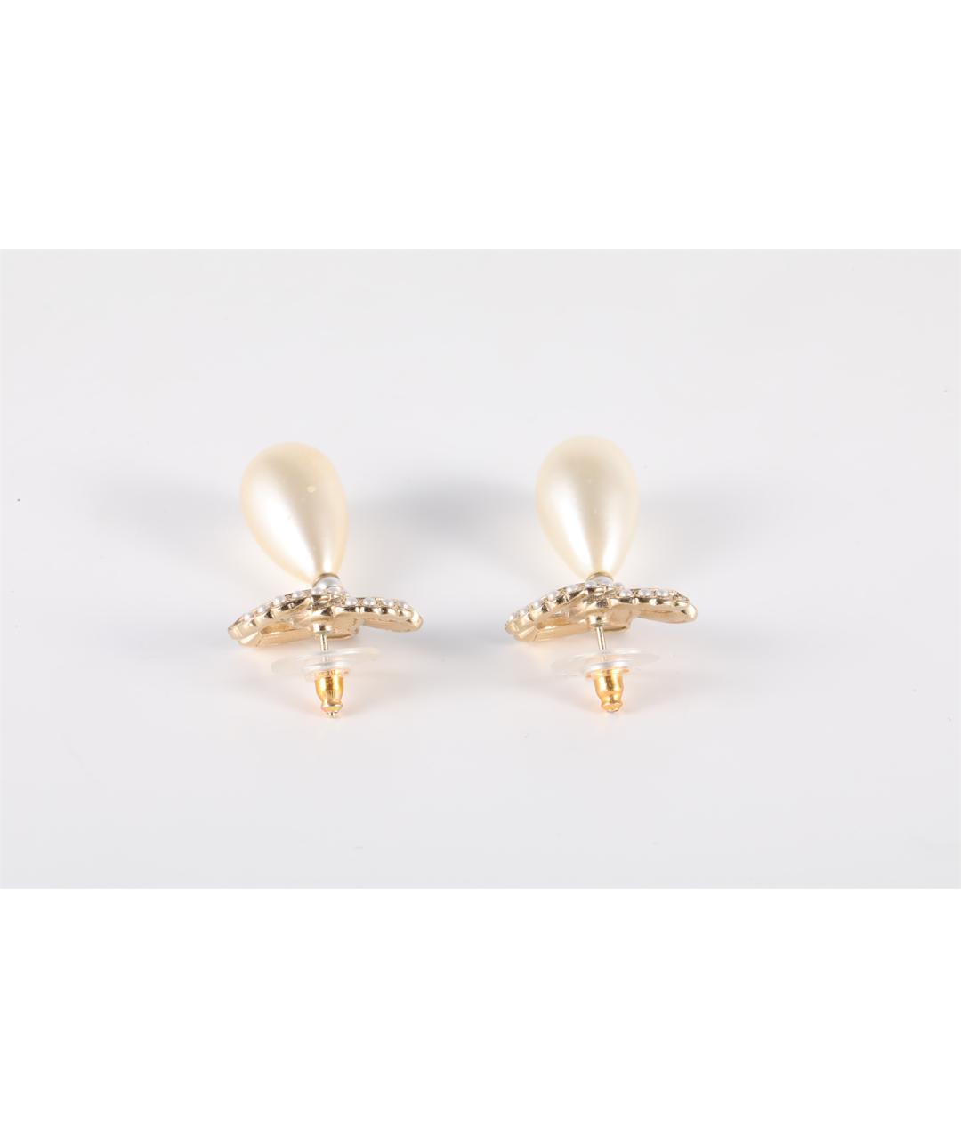 CHANEL Золотые серьги, фото 3