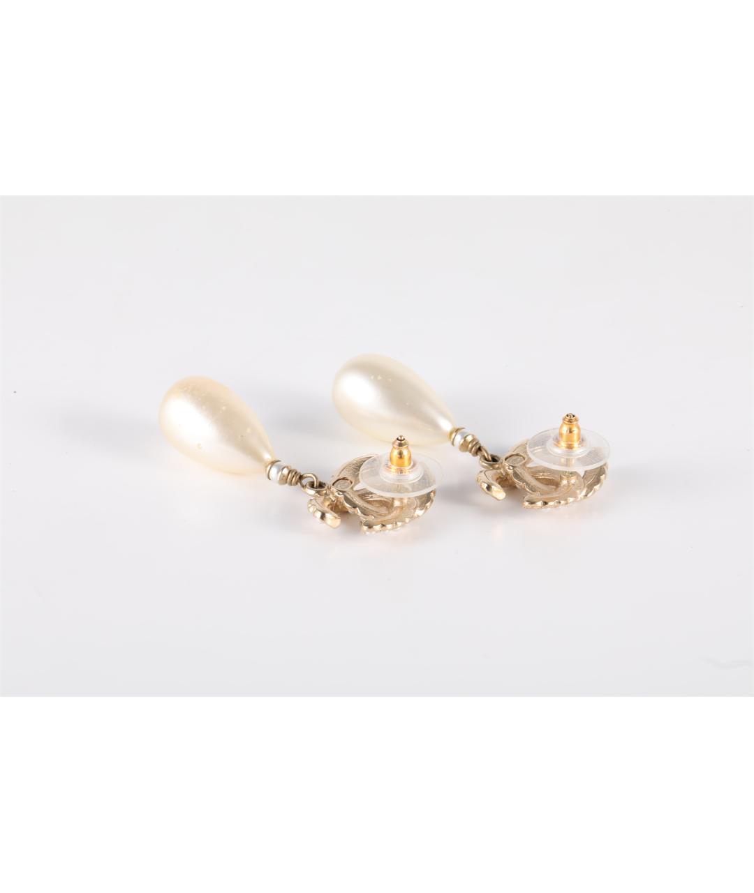 CHANEL Золотые серьги, фото 5