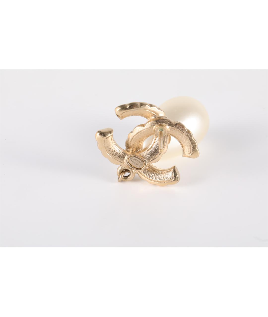 CHANEL Золотые серьги, фото 6