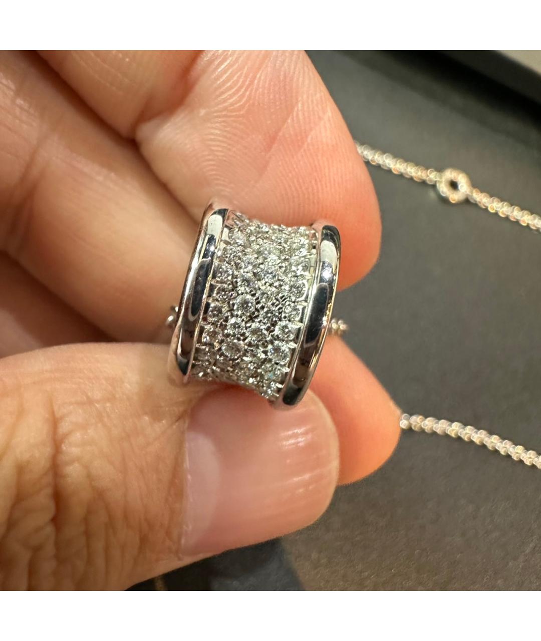BVLGARI Серебряное колье из белого золота, фото 3
