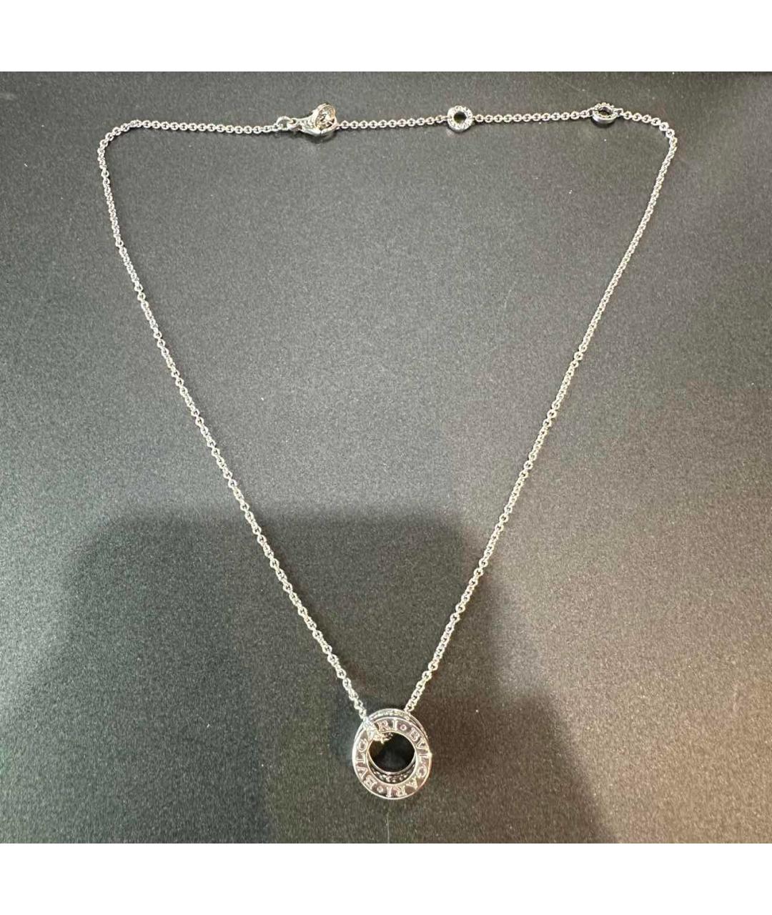 BVLGARI Серебряное колье из белого золота, фото 5