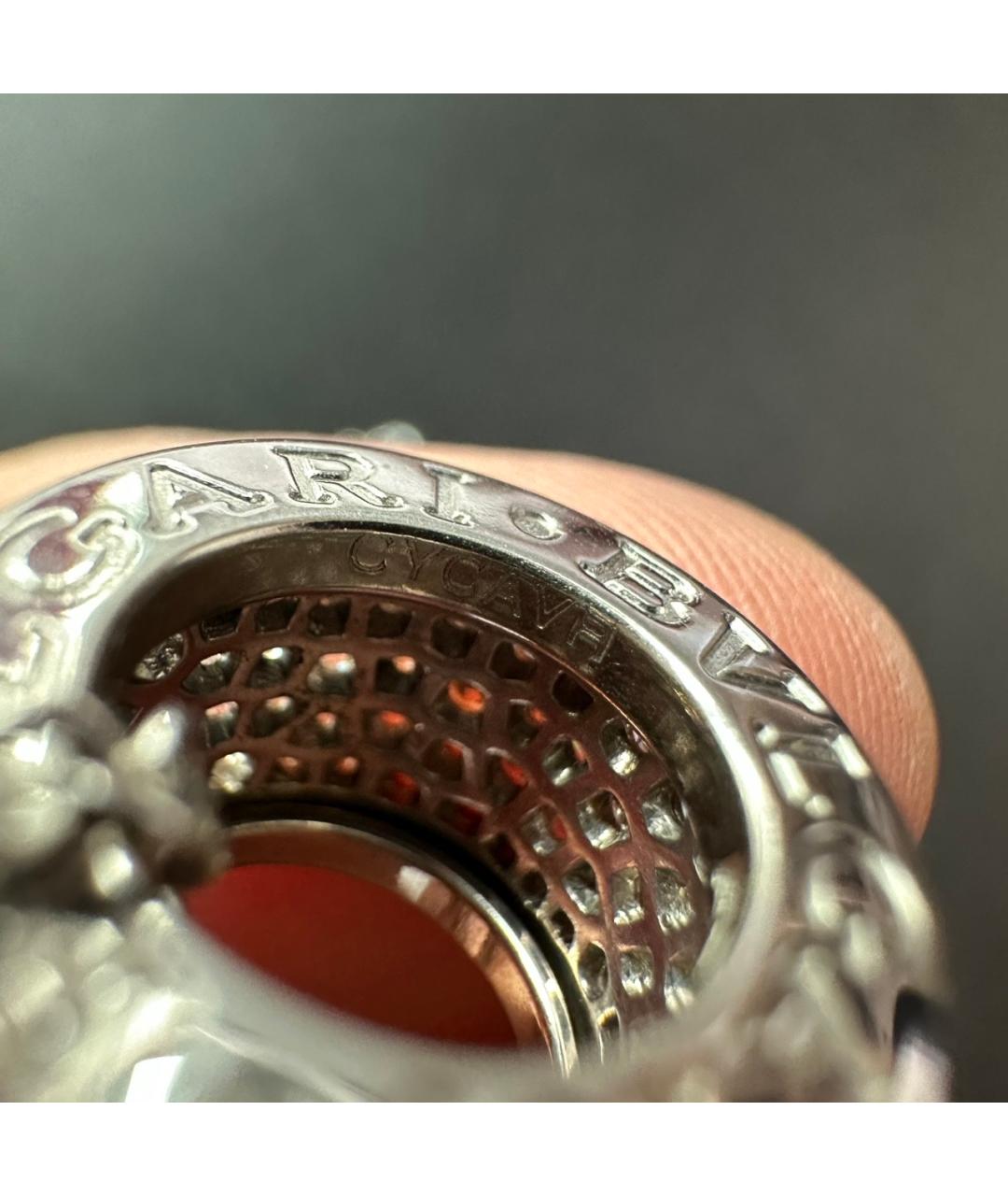BVLGARI Серебряное колье из белого золота, фото 2