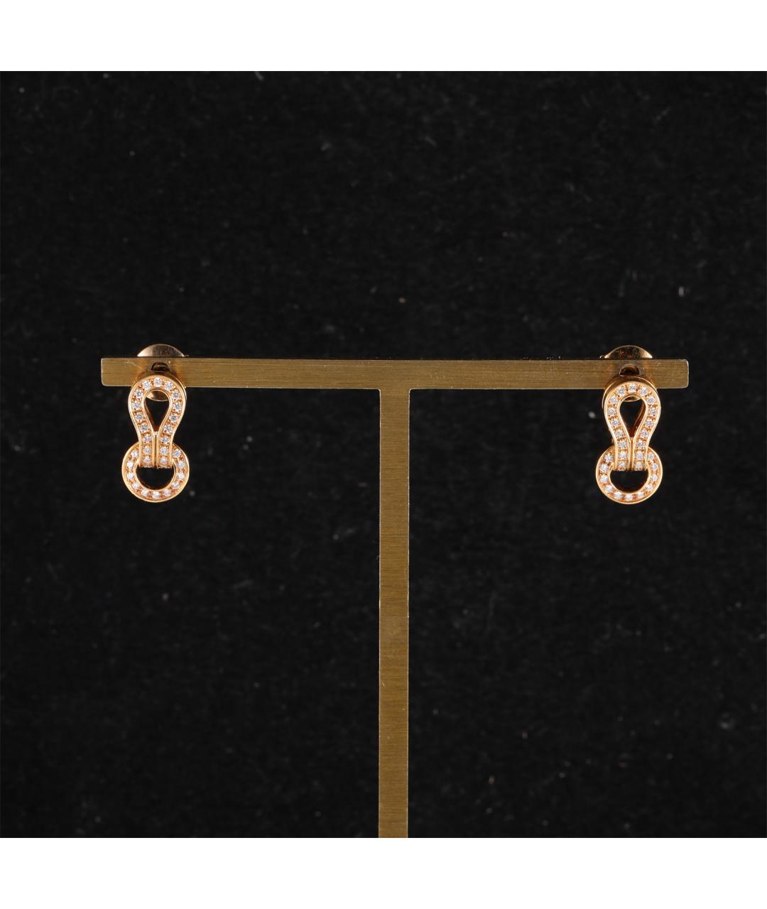 CARTIER Золотые серьги из розового золота, фото 7