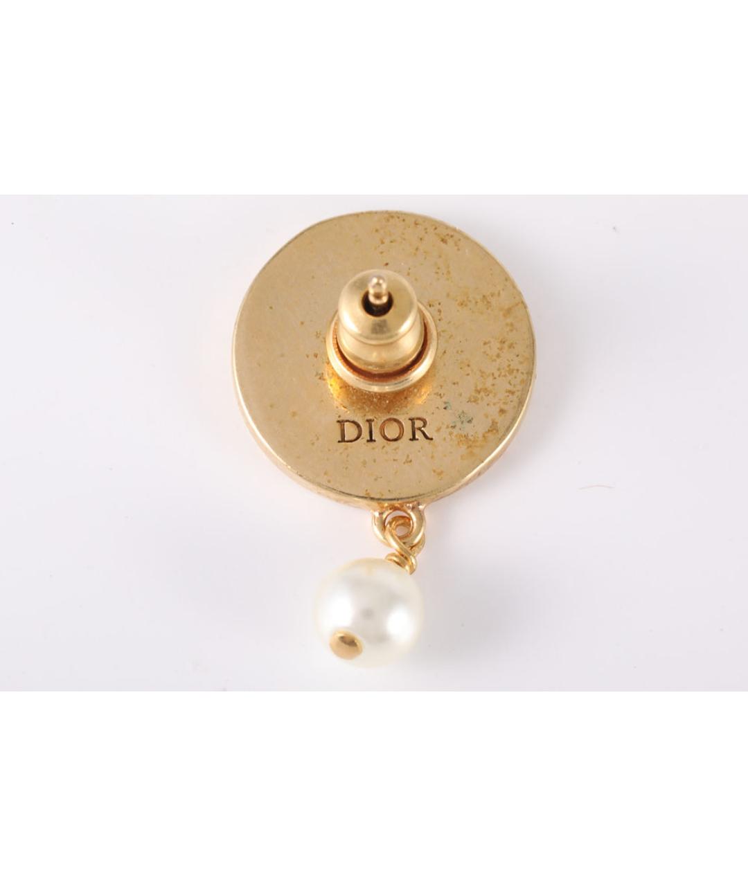 CHRISTIAN DIOR Темно-синие серьги, фото 6