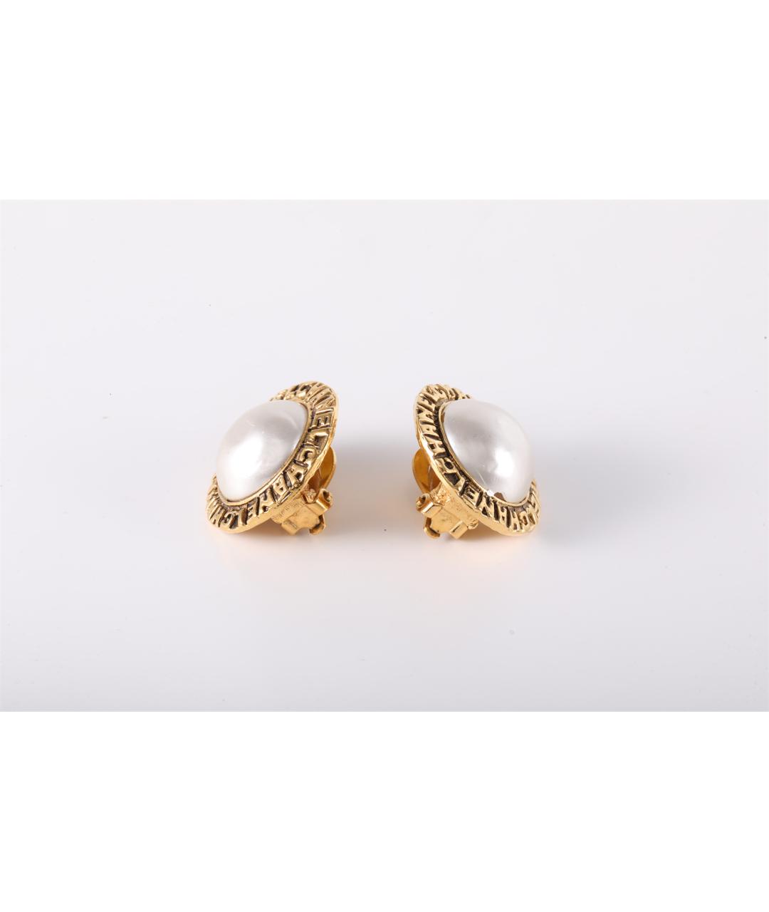CHANEL Золотые серьги, фото 3