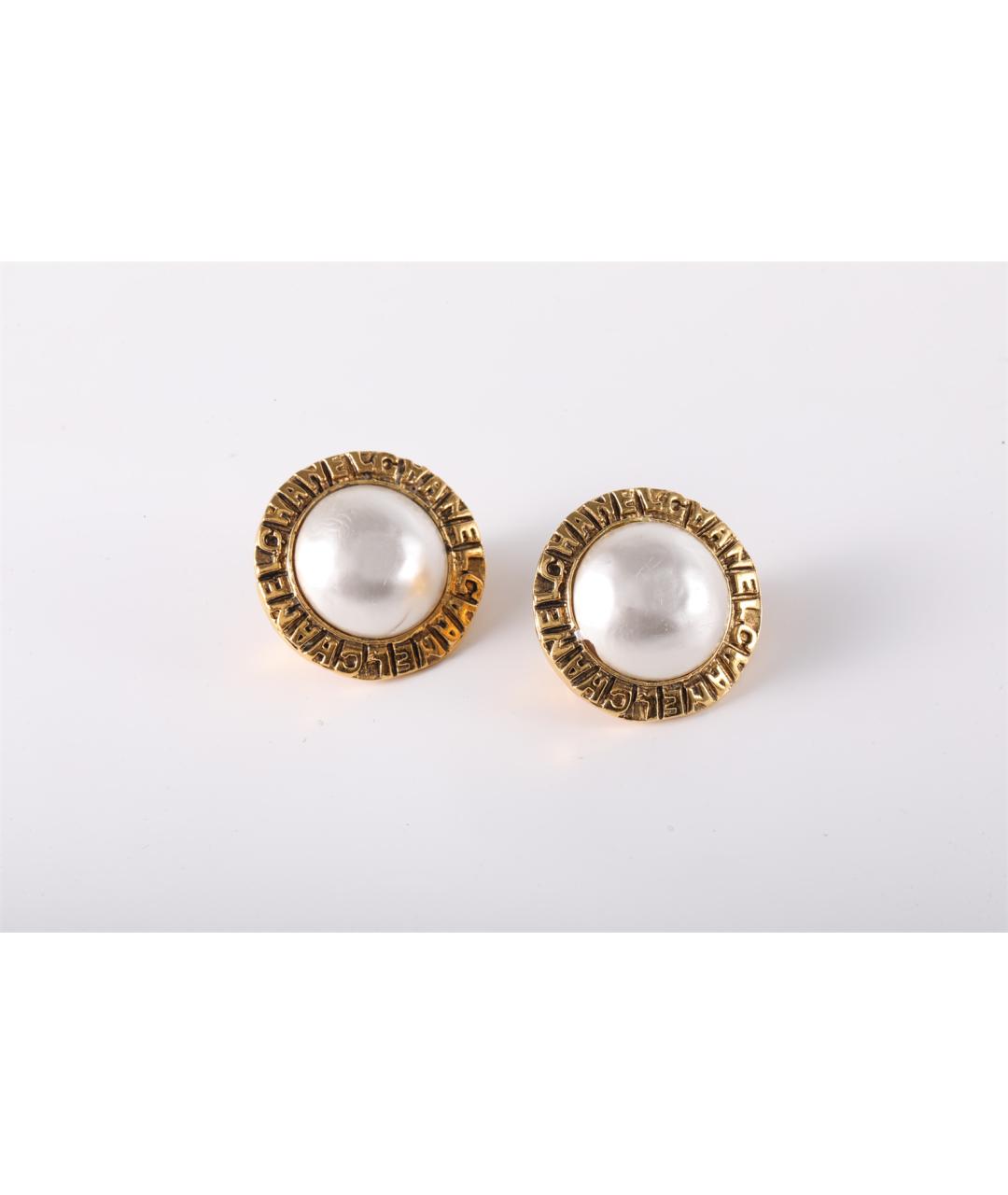 CHANEL Золотые серьги, фото 2