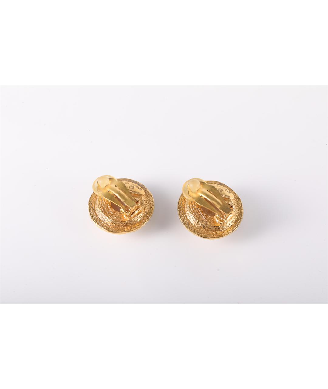CHANEL Золотые серьги, фото 5