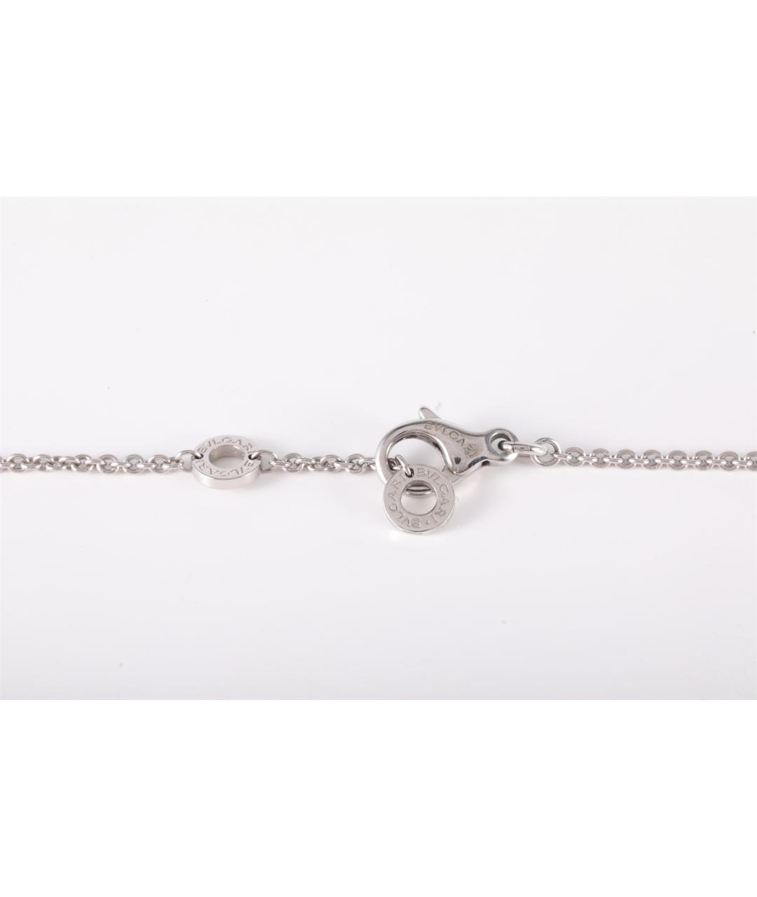 BVLGARI Серебряное колье из белого золота, фото 5