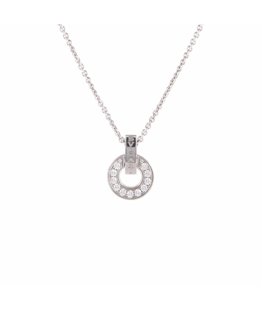 BVLGARI Серебряное колье из белого золота, фото 1