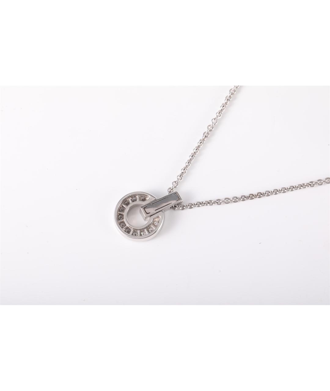 BVLGARI Серебряное колье из белого золота, фото 3