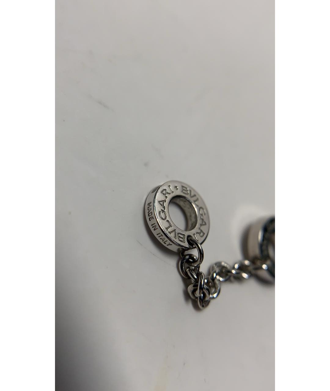 BVLGARI Серебряное колье из белого золота, фото 9