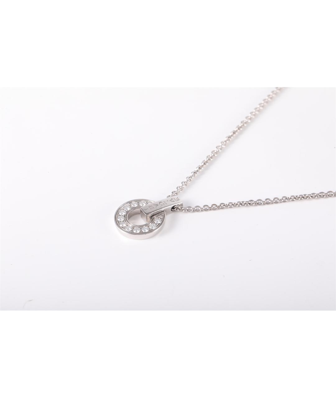 BVLGARI Серебряное колье из белого золота, фото 2