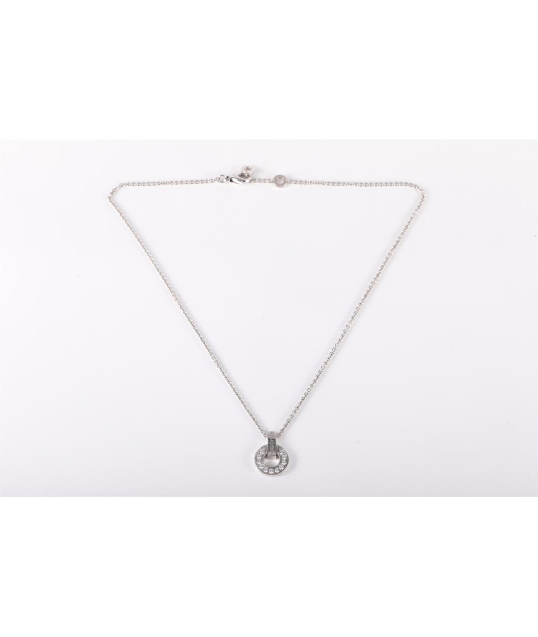 BVLGARI Серебряное колье из белого золота, фото 6