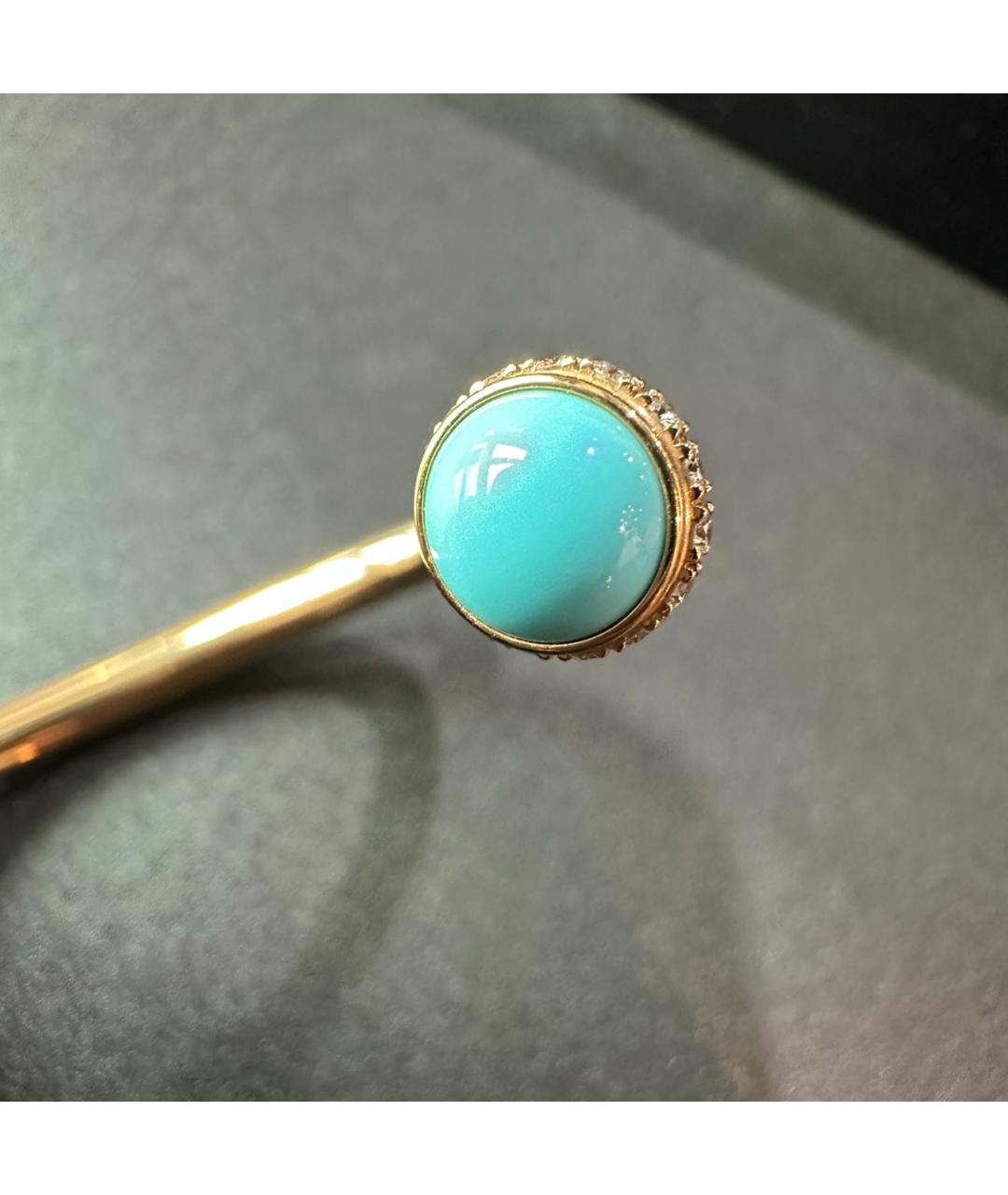 PIAGET Бирюзовый браслет из желтого золота, фото 6