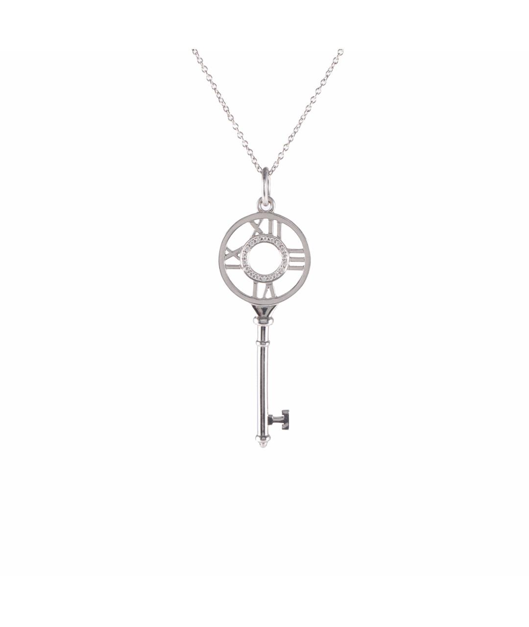 TIFFANY&CO Серебряное колье из белого золота, фото 1