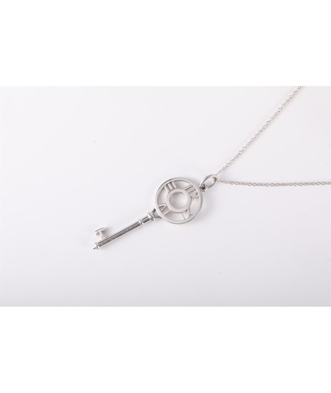 TIFFANY&CO Серебряное колье из белого золота, фото 3