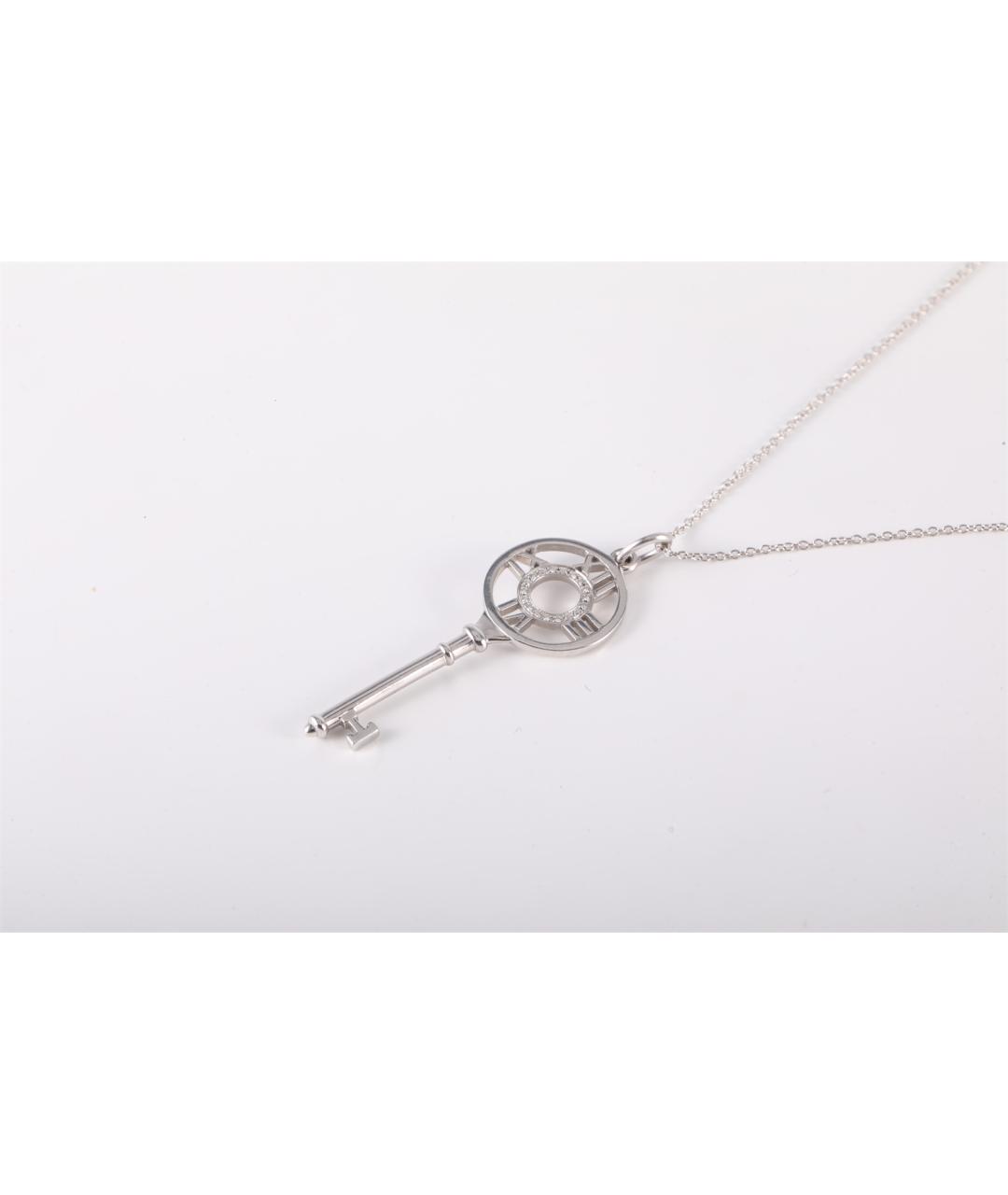TIFFANY&CO Серебряное колье из белого золота, фото 2
