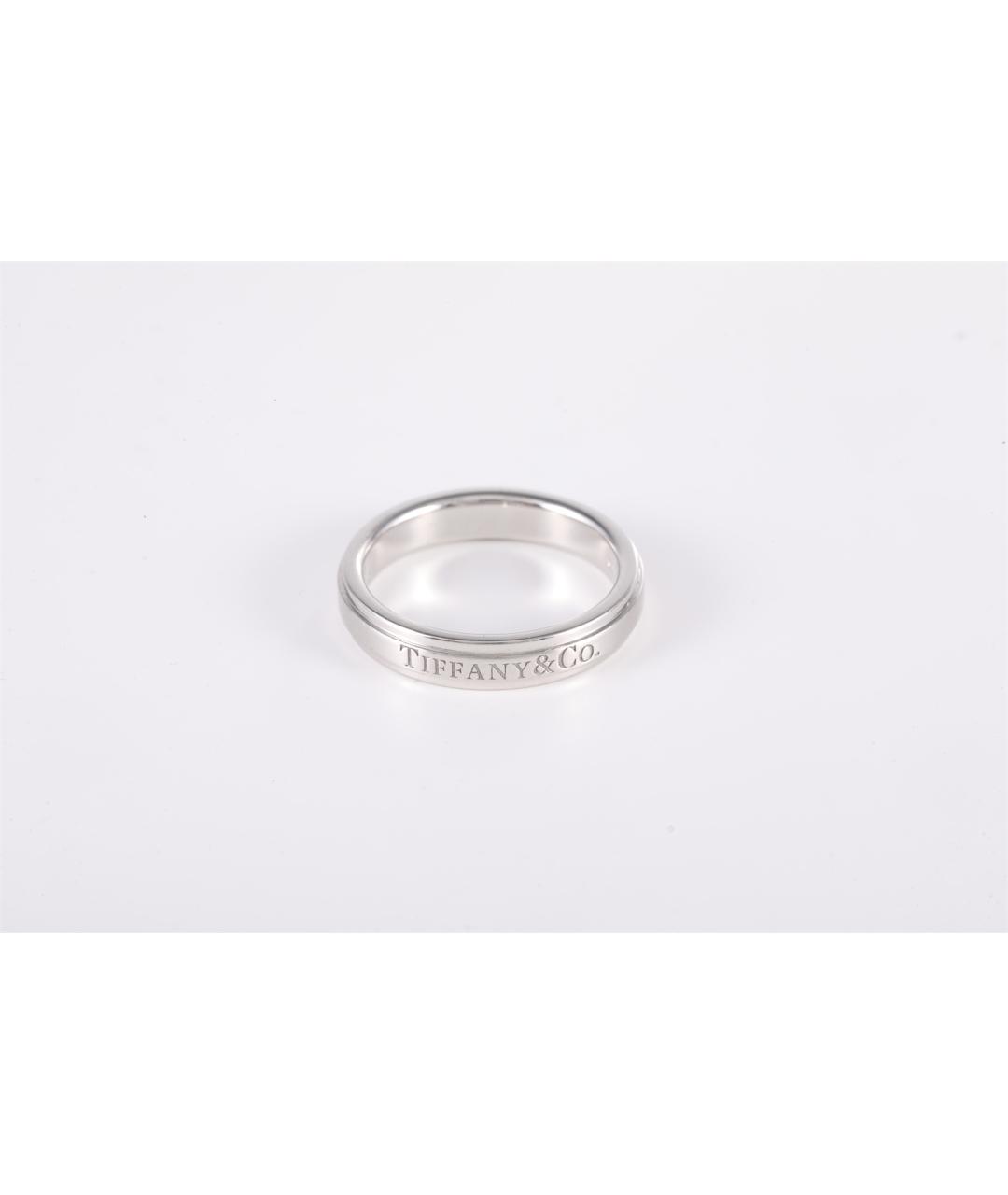 TIFFANY&CO Серебряное платиновое кольцо, фото 4