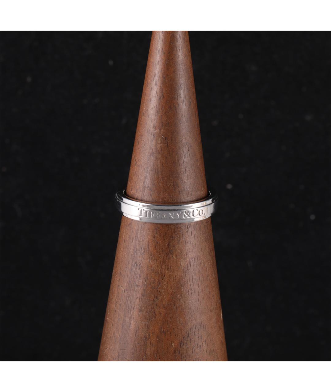 TIFFANY&CO Серебряное платиновое кольцо, фото 7