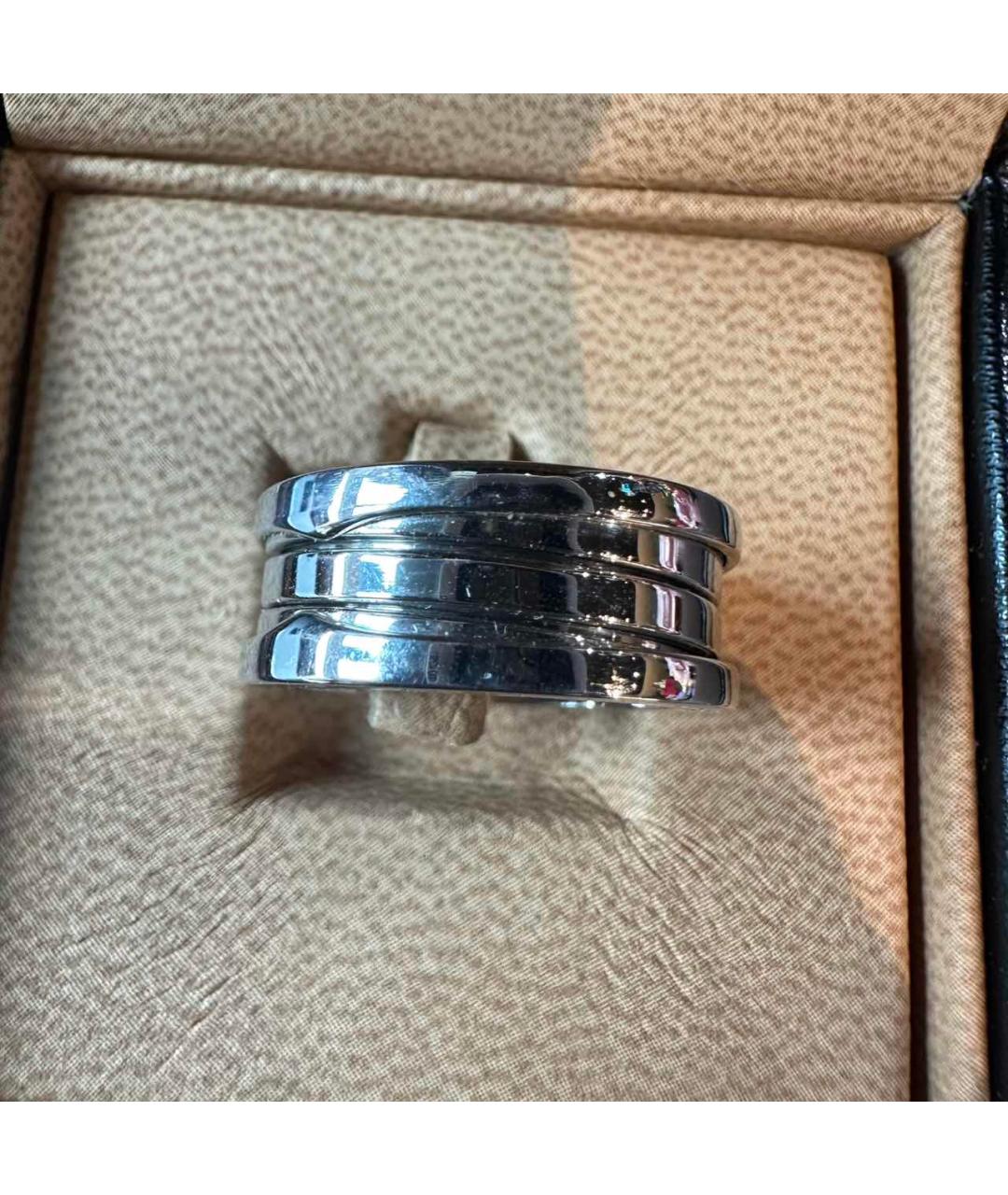 BVLGARI Серебряное кольцо из белого золота, фото 8