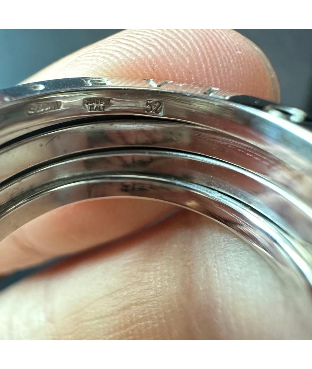BVLGARI Серебряное кольцо из белого золота, фото 2