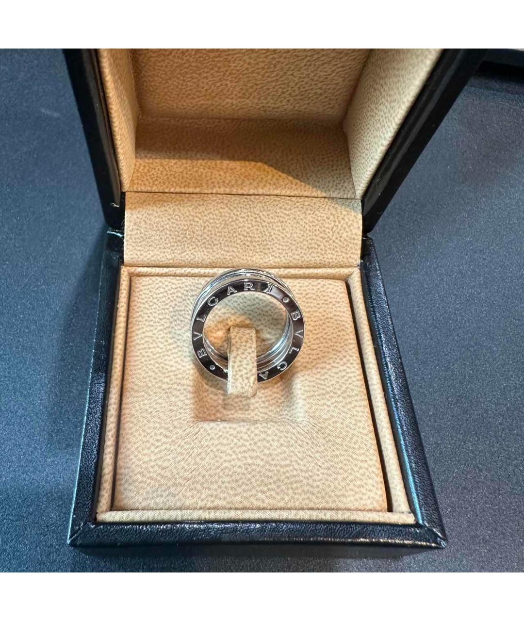 BVLGARI Серебряное кольцо из белого золота, фото 4