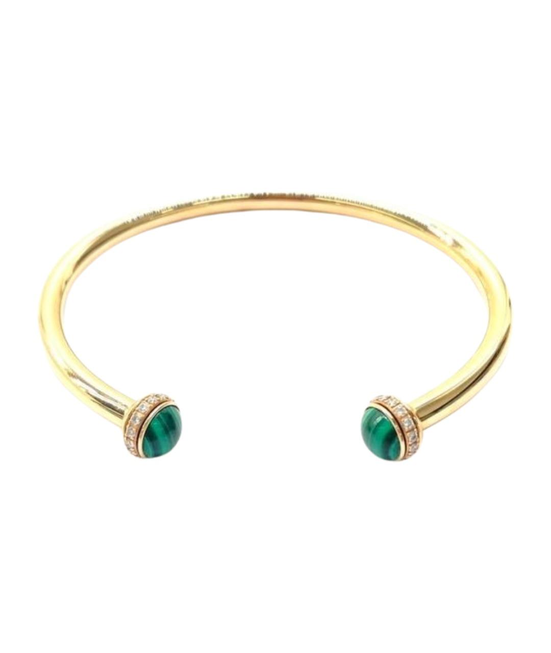 PIAGET Зеленый браслет из желтого золота, фото 1