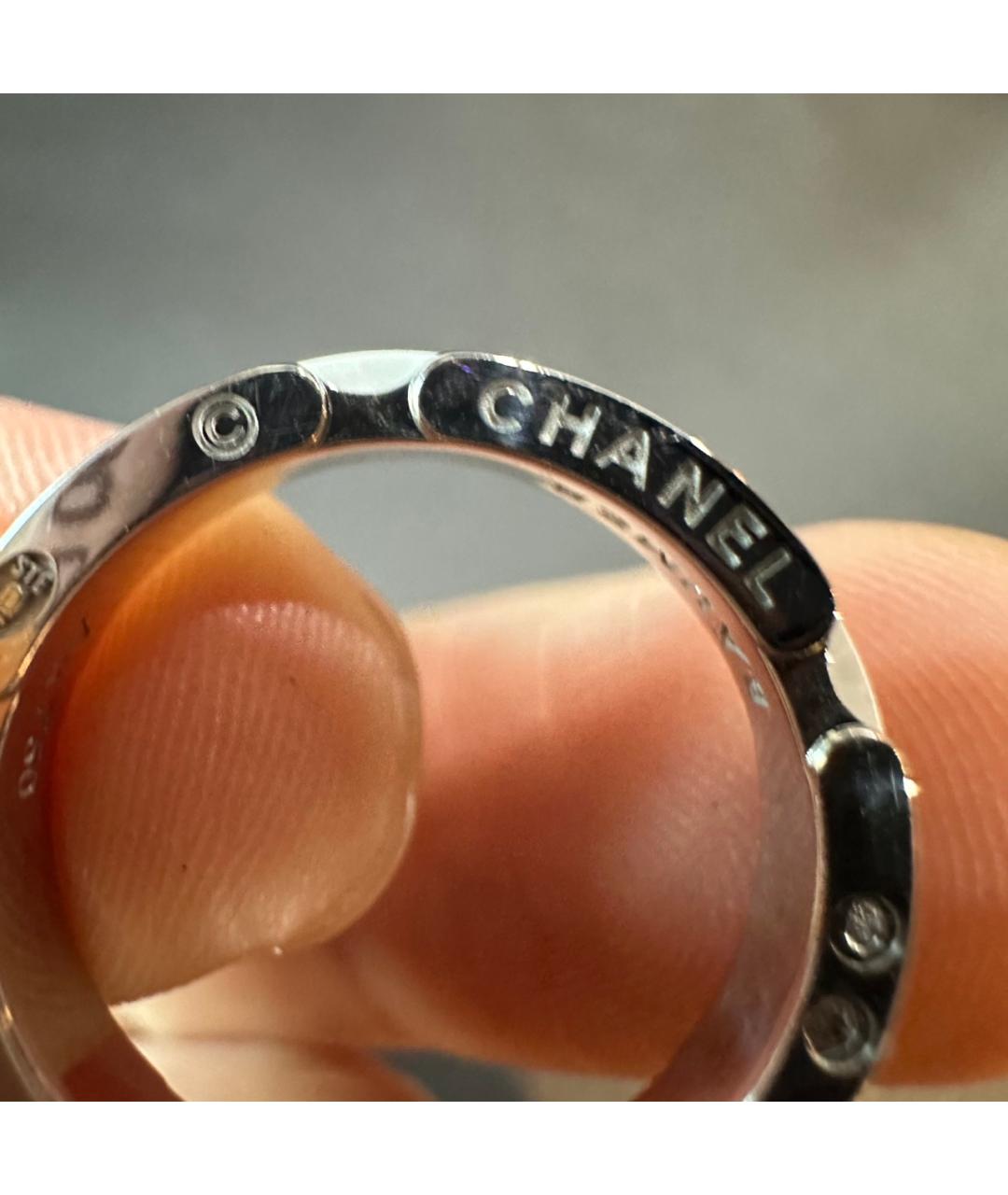 CHANEL Серебряное кольцо из белого золота, фото 3