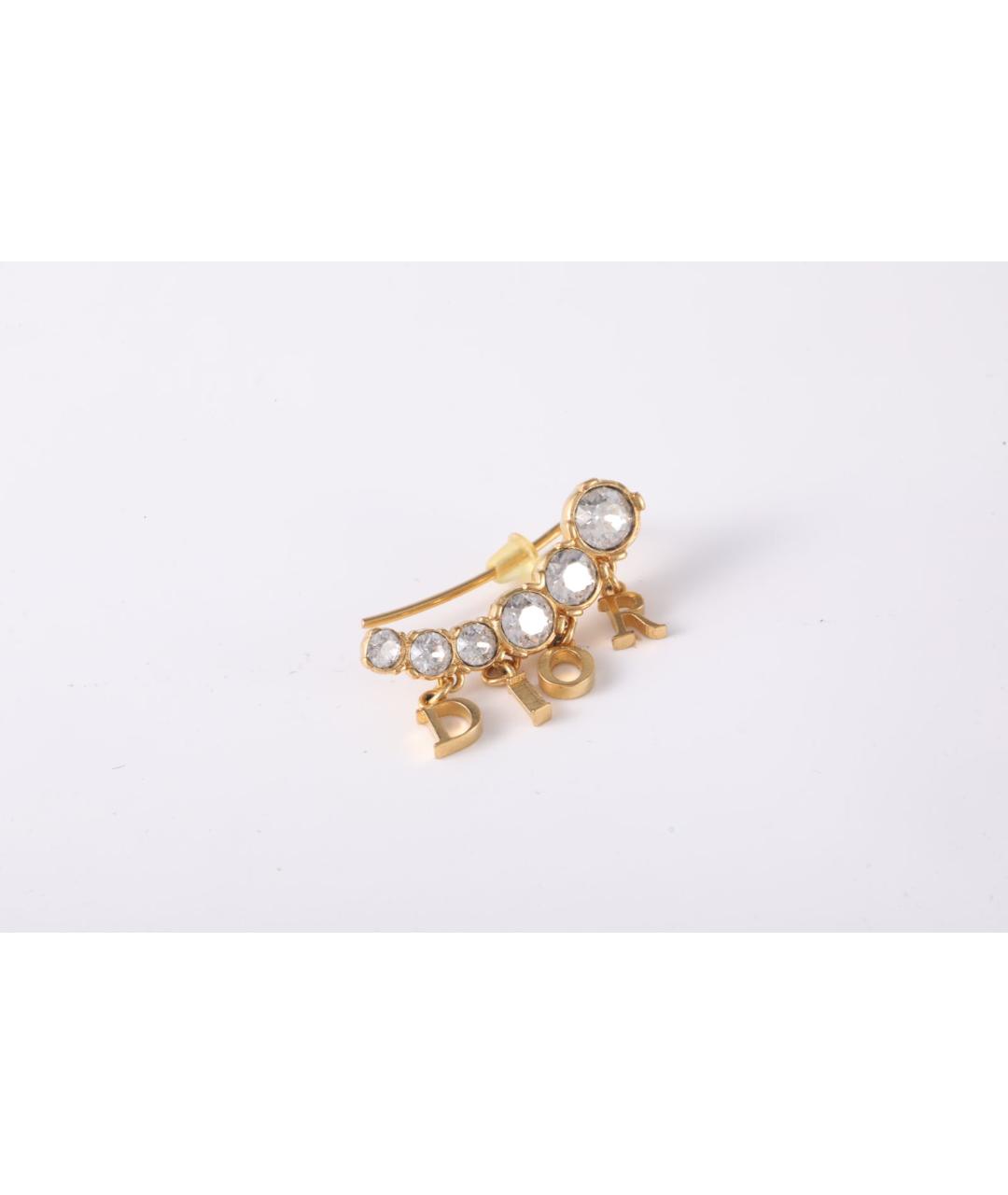 CHRISTIAN DIOR Золотые серьги, фото 2
